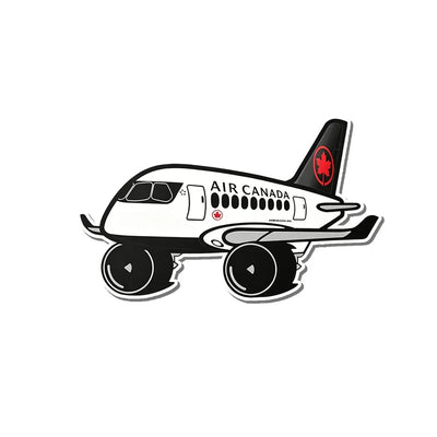 Air Canada Airbus A220 aviation design airplane sticker in weather-resistant vinyl.