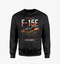 Thumbnail for F-15E Strike Eagle design on black sweatshirt