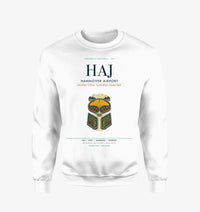 Thumbnail for Hannover Airport (HAJ) design on white sweatshirt
