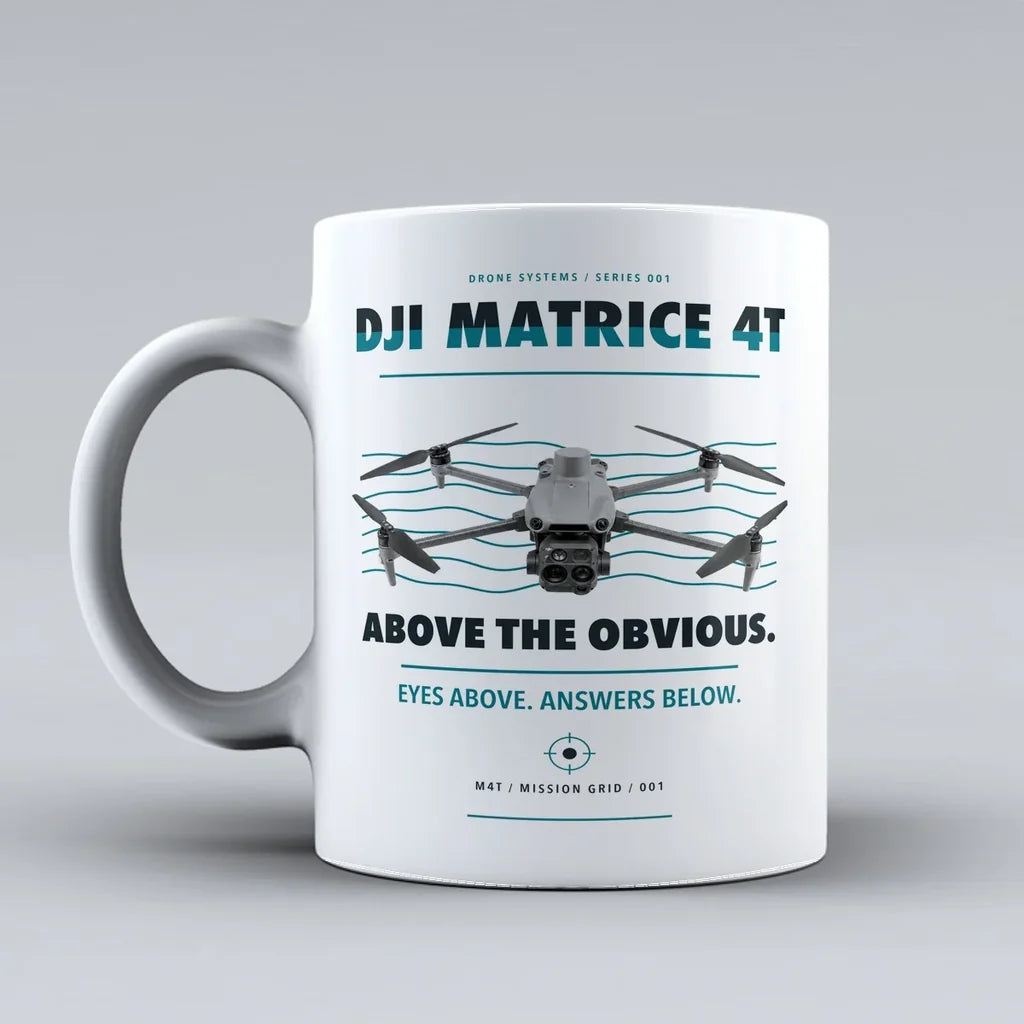 Matrice 4T Mug design on white dji