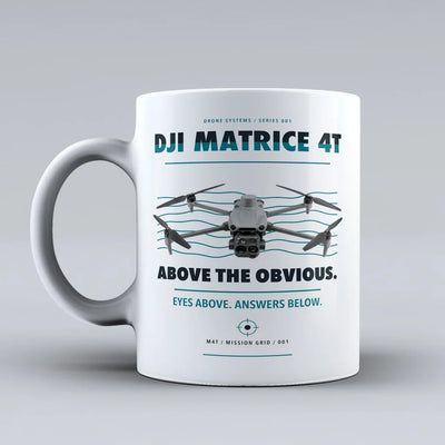 Matrice 4T Mug design on white dji