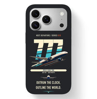 Thumbnail for Boeing 777-200LR design on black magsafe iphone case