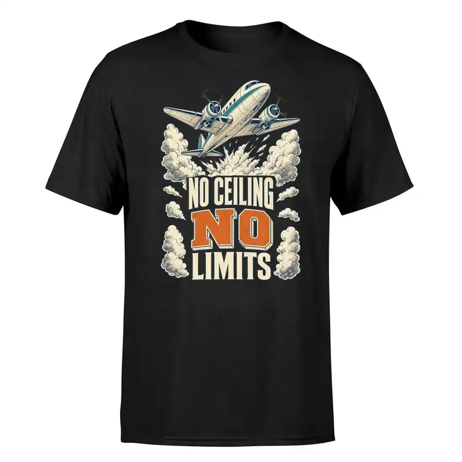 SIGNAL 296 - No Ceiling No Limits - Premium T-Shirt design on black premium t shirt