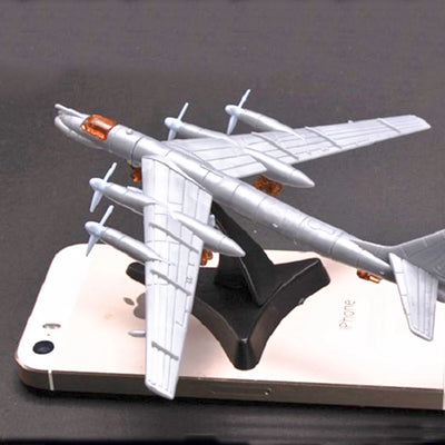 Tu-95 Strategic Bomber (Tu-95) Airplane Assembly Model Puzzle Building Mini Plastic Random color aviation themed Lego-style model.