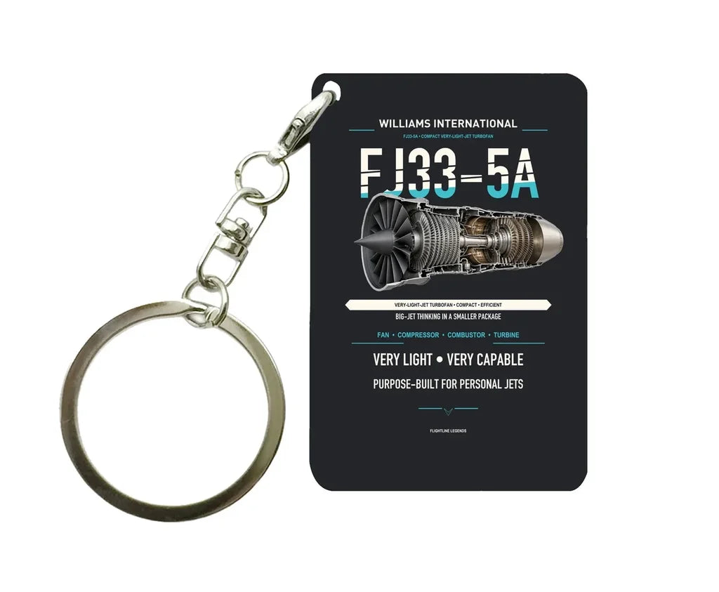 FJ33-5A Key Chain design on black key chain