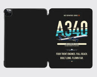 Thumbnail for Airbus A340-600 design on black ipad tablet case