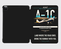 Thumbnail for Aviat Husky A-1C-180 design on black ipad tablet case