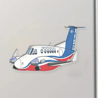 Thumbnail for RFDS Beechcraft King Air B350 Theme Airplanes Magnets aviation airplane fridge magnet, strong neodymium core.