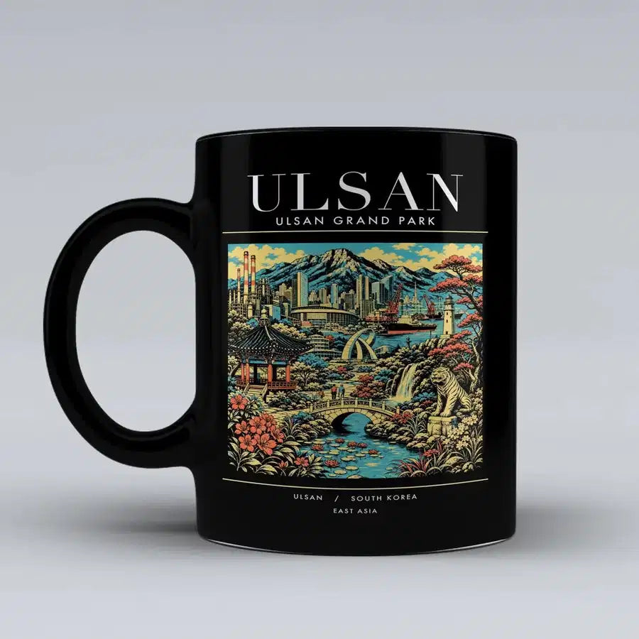 ULSAN - Poster - Mug - Black