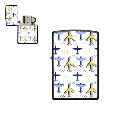 Very Colourful Airplanes aviation metal lighter in premium metal alloy.