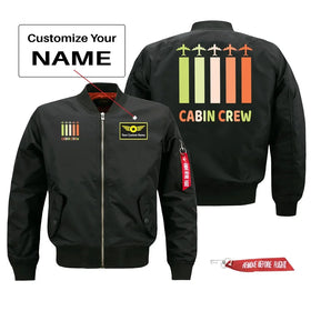Colourful Cabin Crew Pilot Jackets (Customizable)