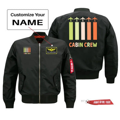 Colourful Cabin Crew Pilot Jackets (Customizable) aviation design printed on comfortable shell with classic fit designed jacket.