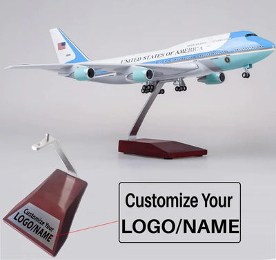 United States Air Force One Boeing 747 (Special Edition 47CM) Airplane Model aviation themed special-edition big-scale model.