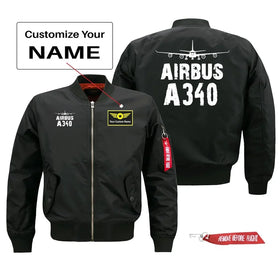 Airbus A340 Silhouette & Pilot Jackets (Customizable)