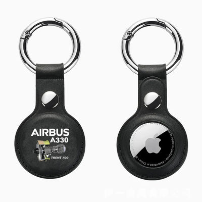 Airbus A330 & Trent 700 Engine aviation print AirTag case, fits AirTag.
