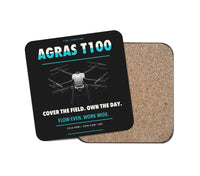 Thumbnail for DJI Agras T100 design on black 1 piece coaster