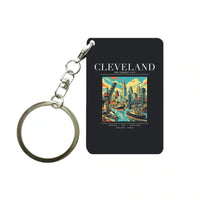 Thumbnail for CLEVELAND - Poster - Key Chain - Black