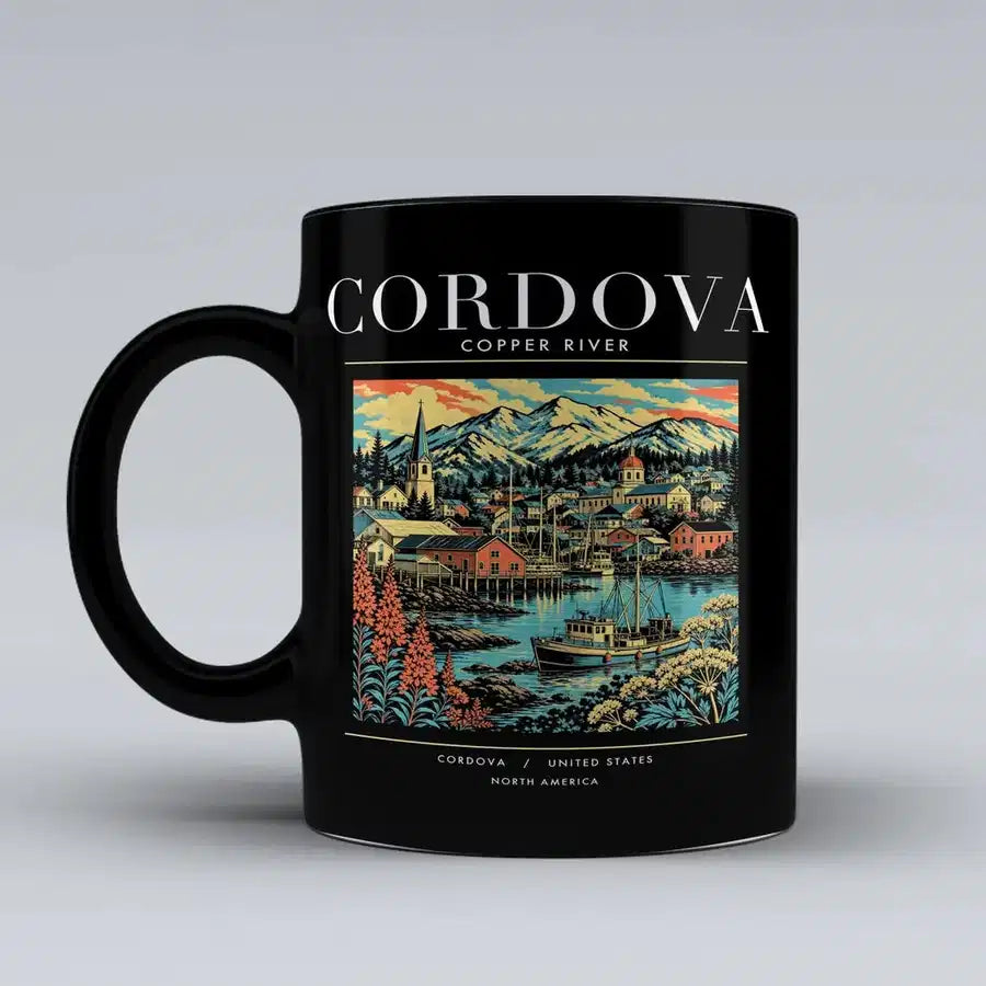 CORDOVA - Poster - Mug - Black