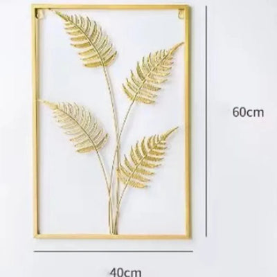 Fern-leaf Wall Decoration/Hanging: For Living Room aviation design on premium decorative material hanging wall decoration.