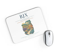 Thumbnail for Aeropuerto Internacional de Guanajuato (BJX) design on white rectangle mouse pad