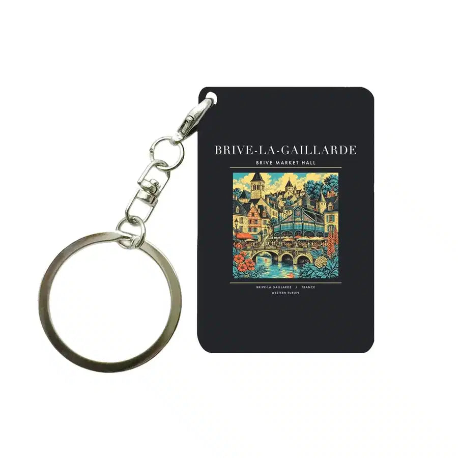 BRIVE-LA-GAILLARDE - Poster - Key Chain - Black