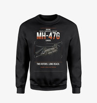 Thumbnail for Boeing MH-47G Chinook design on black sweatshirt