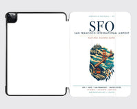 Thumbnail for San Francisco International Airport (SFO) design on white ipad tablet case