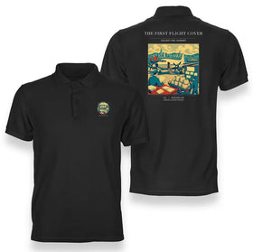 The First Flight Cover Premium Polo T-Shirts