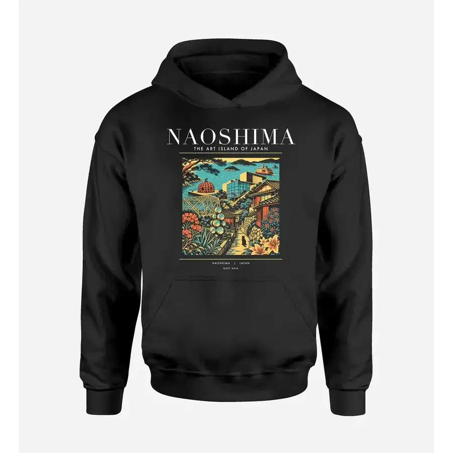 NAOSHIMA - Poster - Premium Hoodie - Black