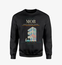 Thumbnail for Mobile Regional Airport (MOB) design on black sweatshirt