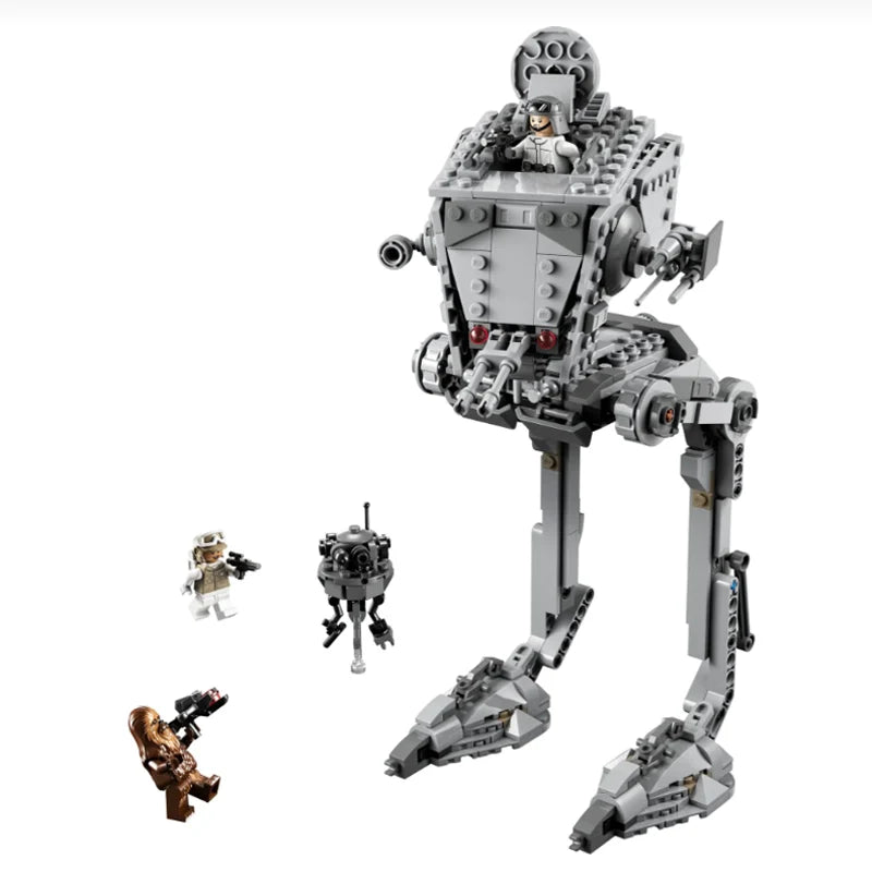 Hoth AT-ST Walker 75322 (Bagged Without Box) Building Blocks aviation themed Lego-style model aircraft in ABS plastic.