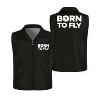 Thumbnail for Born To Fly Special Thin Style aviation design printed on lightweight shell with sleeveless design thin vest.