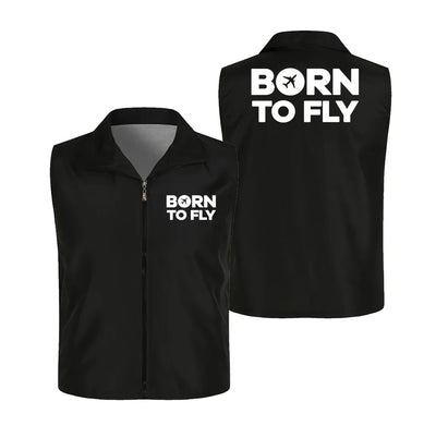 Born To Fly Special Thin Style aviation design printed on lightweight shell with sleeveless design thin vest.