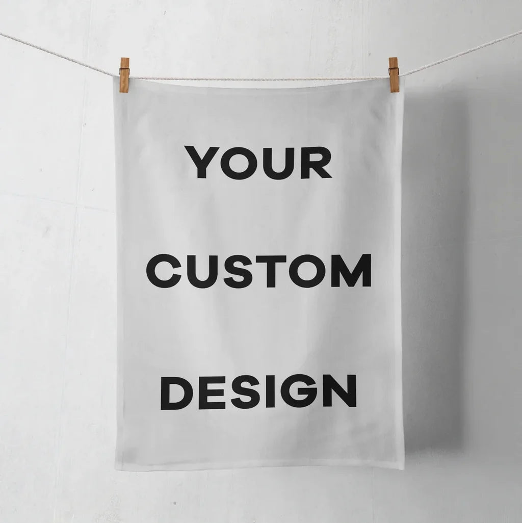 Custom Design/Image aviation design on soft absorbent cotton towel.
