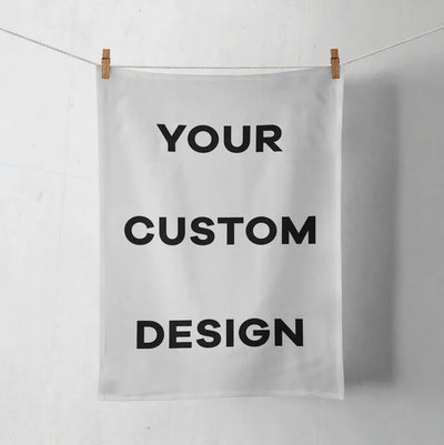 Custom Design/Image aviation design on soft absorbent cotton towel.