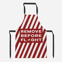 Thumbnail for Special Edition Remove Before Flight aviation design on durable cotton blend kitchen apron.
