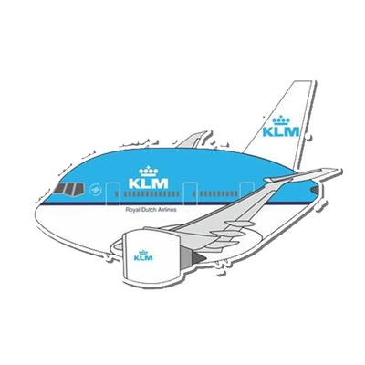 KLM Royal Dutch Airlines Boeing B777 Airplanes sticker, Wide 6cm (2.3inches)