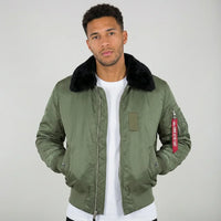 Thumbnail for Vintage Air Bomber No Patch aviation design printed on padded shell with classic pilot styling pilot jacket.