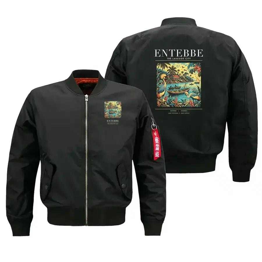 ENTEBBE - Poster - Bomber Jacket - Black