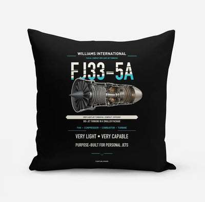 FJ33-5A design on black pillow
