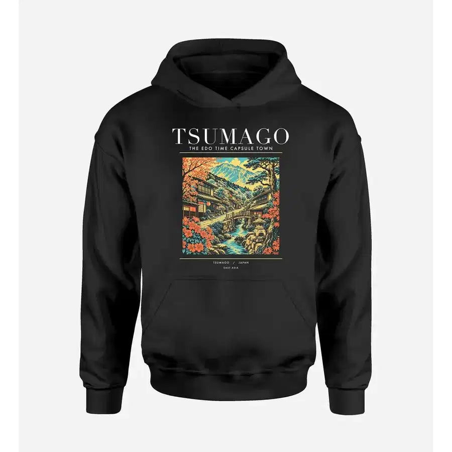 TSUMAGO - Poster - Premium Hoodie - Black