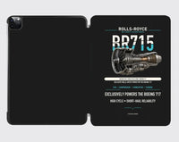 Thumbnail for BR715 design on black ipad tablet case