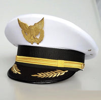 Thumbnail for Super Quality Different Style Airline Pilot Hats (8) aviation design on crisp poplin cotton with epaulettes pilot uniform.