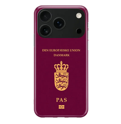 Denmark Passport iPhone Case
