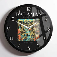 Thumbnail for DALAMAN - Poster - Wall Clock Framed - Black