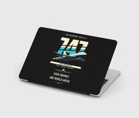 Thumbnail for Boeing 747-400 design on black MacBook case