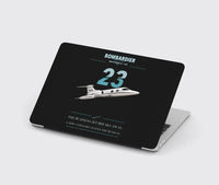 Thumbnail for Bombardier Learjet 23 design on black MacBook case