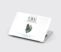Thumbnail for Chongqing Jiangbei International Airport (CKG) design on white MacBook case