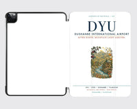 Thumbnail for Dushanbe International Airport (DYU) design on white ipad tablet case