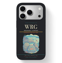 Thumbnail for Wrangell Airport (WRG) design on black iPhone 17 Pro MagSafe case